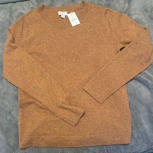 J Crew Brown Teddy Sweater